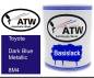 Preview: Toyota, Dark Blue Metallic, 8M4: 1L Lackdose, von ATW Autoteile West.